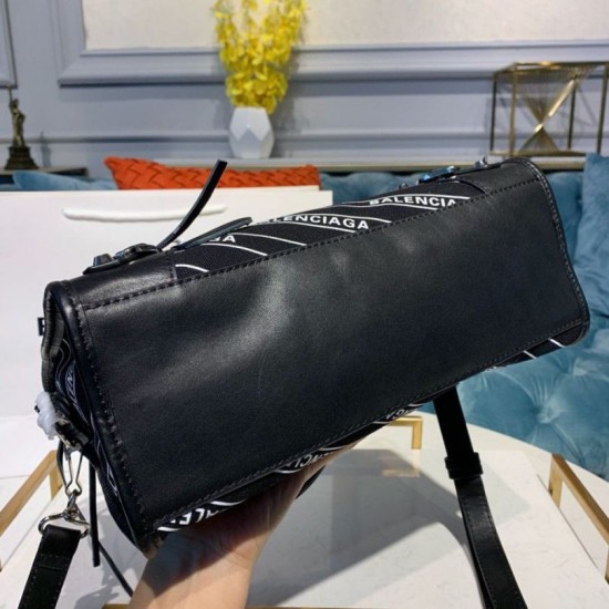 Cloni Firmate Borsa logo Balenciaga Manico Allover chiaretto imitazioni