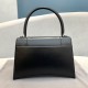 Borsa a tracolla media Clessidra Balenciaga nera Dupe Perfetta Cloni Firmate Borsa a tracolla media Clessidra Balenciaga nera imitazioni