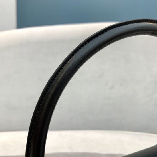Borsa a tracolla media Clessidra Balenciaga nera Dupe Perfetta Cloni Firmate Borsa a tracolla media Clessidra Balenciaga nera imitazioni