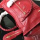 Balenciaga Classic Metallic Edge City Pelle di agnello crepe sacca rossa Dupe Perfetta Cloni Firmate Balenciaga Classic Metallic Edge City Pelle di agnello crepe sacca rossa imitazioni
