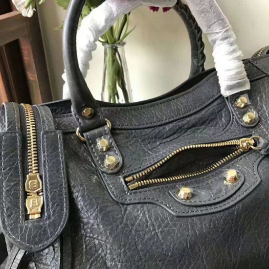 Borsa a cremagliera Balenciaga Classic Metallic Edge City agnello Dupe Perfetta Cloni Firmate Borsa a cremagliera Balenciaga Classic Metallic Edge City agnello imitazioni
