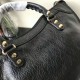 Cloni Firmate Balenciaga Classic Metallic Edge City Borsa agnello con fessure nere imitazioni