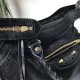 Cloni Firmate Balenciaga Classic Metallic Edge City Borsa agnello con fessure nere imitazioni