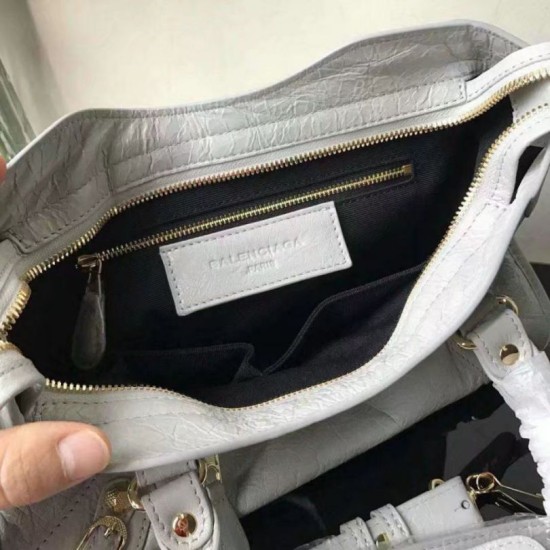 Balenciaga Classic Metallic Edge City Borse Imitazioni agnello con fessure per sabbiatura Beige Dupe Perfetta Cloni Firmate Balenciaga Classic Metallic Edge City Borse Imitazioni agnello con fessure per sabbiatura Beige imitazioni