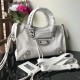 Borsa Balenciaga Classic Metallic Edge City agnello bianca Dupe Perfetta Cloni Firmate Borsa Balenciaga Classic Metallic Edge City agnello bianca imitazioni