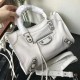 Borsa Balenciaga Classic Metallic Edge City agnello bianca Dupe Perfetta Cloni Firmate Borsa Balenciaga Classic Metallic Edge City agnello bianca imitazioni
