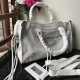 Borsa Balenciaga Classic Metallic Edge City agnello bianca Dupe Perfetta Cloni Firmate Borsa Balenciaga Classic Metallic Edge City agnello bianca imitazioni