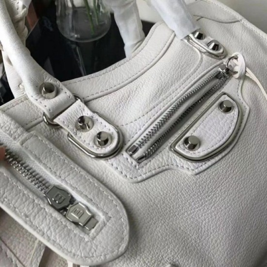 Borsa Balenciaga Classic Metallic Edge City agnello bianca Dupe Perfetta Cloni Firmate Borsa Balenciaga Classic Metallic Edge City agnello bianca imitazioni