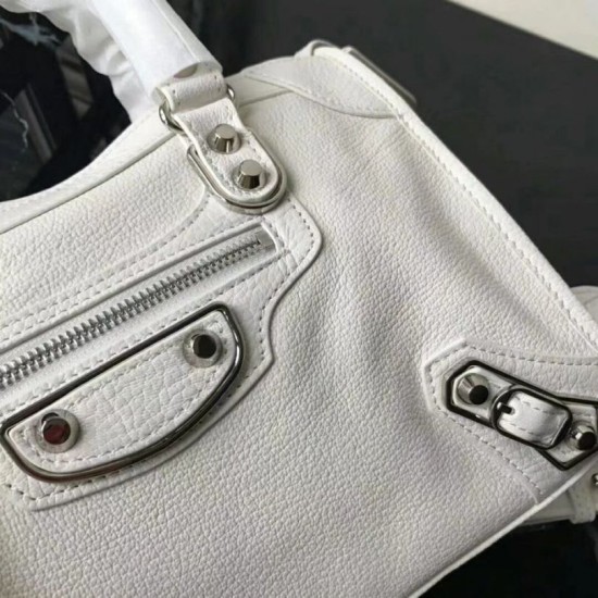 Borsa Balenciaga Classic Metallic Edge City agnello bianca Dupe Perfetta Cloni Firmate Borsa Balenciaga Classic Metallic Edge City agnello bianca imitazioni