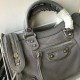 Borsa Balenciaga Classic Metallic Edge City agnello grigia Dupe Perfetta Cloni Firmate Borsa Balenciaga Classic Metallic Edge City agnello grigia imitazioni