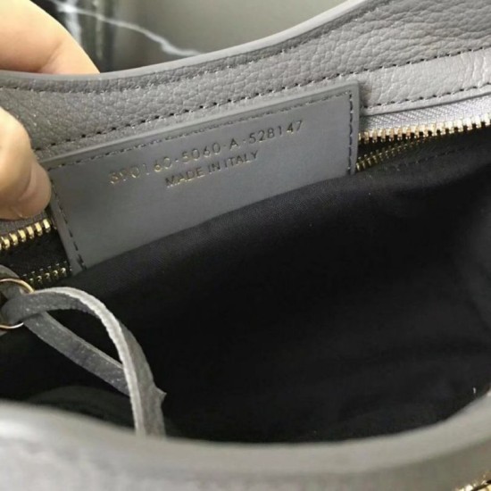 Borsa Balenciaga Classic Metallic Edge City agnello grigia Dupe Perfetta Cloni Firmate Borsa Balenciaga Classic Metallic Edge City agnello grigia imitazioni