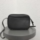 Borsa per fotocamera piccola Balenciaga Everyday liscia vitello nera Dupe Perfetta Cloni Firmate Borsa per fotocamera piccola Balenciaga Everyday liscia vitello nera imitazioni