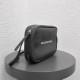 Borsa per fotocamera piccola Balenciaga Everyday liscia vitello nera Dupe Perfetta Cloni Firmate Borsa per fotocamera piccola Balenciaga Everyday liscia vitello nera imitazioni