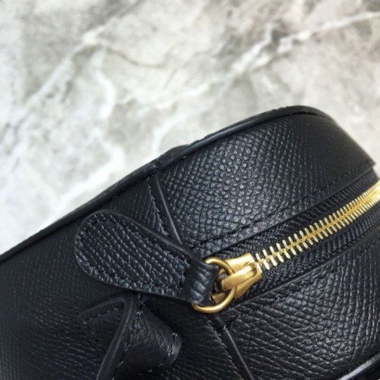 Borsa per fotocamera piccola Balenciaga Everyday Pelle di vitello pieno fiore nera Dupe Perfetta Cloni Firmate Borsa per fotocamera piccola Balenciaga Everyday Pelle di vitello pieno fiore nera imitazioni