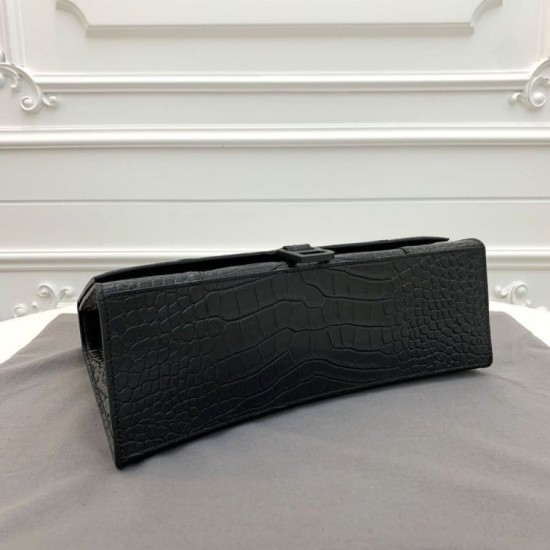 Balenciaga Grande 92940 Clessidra Borse Nero Dupe Perfetta Cloni Firmate Balenciaga Grande 92940 Clessidra Borse Nero imitazioni