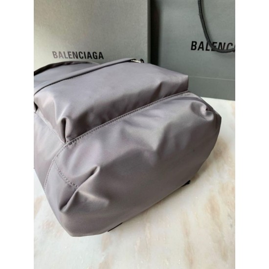 Zaino Ruota Balenciaga Nylon Grigio Dupe Perfetta Cloni Firmate Zaino Ruota Balenciaga Nylon Grigio imitazioni