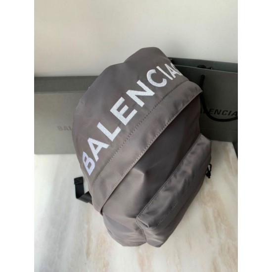 Zaino Ruota Balenciaga Nylon Grigio Dupe Perfetta Cloni Firmate Zaino Ruota Balenciaga Nylon Grigio imitazioni