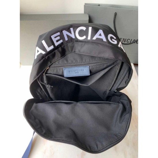 Zaino Ruota Balenciaga Nylon Nero Dupe Perfetta Cloni Firmate Zaino Ruota Balenciaga Nylon Nero imitazioni
