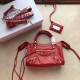 Balenciaga 295S Classic Mini City Gold Red Dupe Perfetta Cloni Firmate Balenciaga 295S Classic Mini City Gold Red imitazioni