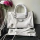 Borsa Balenciaga Classic Metallic Edge City agnello bianca Dupe Perfetta Cloni Firmate Borsa Balenciaga Classic Metallic Edge City agnello bianca imitazioni
