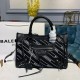 Cloni Firmate Borsa logo Balenciaga Manico Allover chiaretto imitazioni