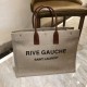 Borsa tote YSL Saint Laurent Rive Gauche grigia Dupe Perfetta Cloni Firmate Borsa tote YSL Saint Laurent Rive Gauche grigia imitazioni