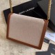 Imitazione YSL Saint Laurent Cassandra Monogram Clasp Bag Marrone Dupe Perfetta Cloni Firmate Imitazione YSL Saint Laurent Cassandra Monogram Clasp Bag Marrone imitazioni
