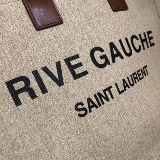 Borsa tote YSL Saint Laurent Rive Gauche grigia Dupe Perfetta Cloni Firmate Borsa tote YSL Saint Laurent Rive Gauche grigia imitazioni