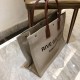 Borsa tote YSL Saint Laurent Rive Gauche grigia Dupe Perfetta Cloni Firmate Borsa tote YSL Saint Laurent Rive Gauche grigia imitazioni