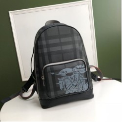 Cloni Firmate Zaino Burberry London Horse Nero imitazioni
