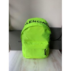 Zaino Ruota Balenciaga Nylon Verde