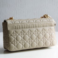 Replica Imitazione Christian Dior Borsa Dior Caro Large Albicocca Griffate