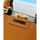 Dupe Borsa piccola Peekaboo X-Tote Light Coffee imitazioni perfette Replica Borsa piccola Peekaboo X-Tote Light Coffee Griffate
