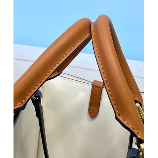 Dupe Borsa piccola Peekaboo X-Tote Light Coffee imitazioni perfette Replica Borsa piccola Peekaboo X-Tote Light Coffee Griffate