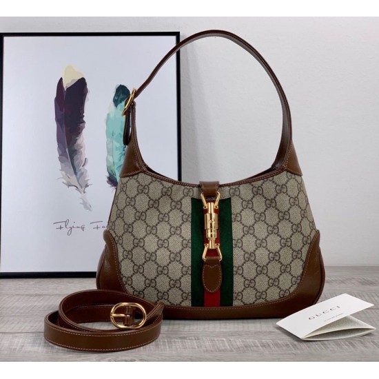 Jackie 1961 Small Hobo Bag 636706 Caffè Dupe Perfetta Cloni Firmate Jackie 1961 Small Hobo Bag 636706 Caffè imitazioni