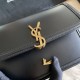 Borsa YSL Saint Laurent Solferino media con monogramma nera Dupe Perfetta Cloni Firmate Borsa YSL Saint Laurent Solferino media con monogramma nera imitazioni