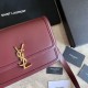 YSL Saint Laurent Solferino Medium Monogram Satchel Bag Claret Dupe Perfetta Cloni Firmate YSL Saint Laurent Solferino Medium Monogram Satchel Bag Claret imitazioni