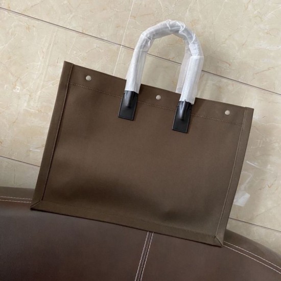 Imitazione YSL Saint Laurent Rive Gauche Tote Bag Caffè Dupe Perfetta Cloni Firmate Imitazione YSL Saint Laurent Rive Gauche Tote Bag Caffè imitazioni