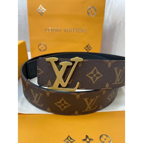 Dupe LV Tag 40mm Cintura reversibile Monogram M0369V imitazioni perfette Replica LV Tag 40mm Cintura reversibile Monogram M0369V Griffate