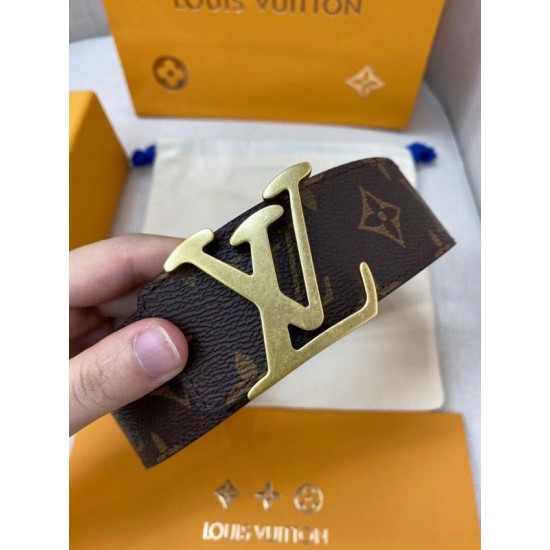 Dupe LV Tag 40mm Cintura reversibile Monogram M0369V imitazioni perfette Replica LV Tag 40mm Cintura reversibile Monogram M0369V Griffate