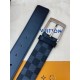 Dupe Cintura Downtown 40mm Damier Graphite M0374V imitazioni perfette Replica Cintura Downtown 40mm Damier Graphite M0374V Griffate