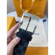 Dupe Cintura Downtown 40mm Damier Graphite M0374V imitazioni perfette Replica Cintura Downtown 40mm Damier Graphite M0374V Griffate