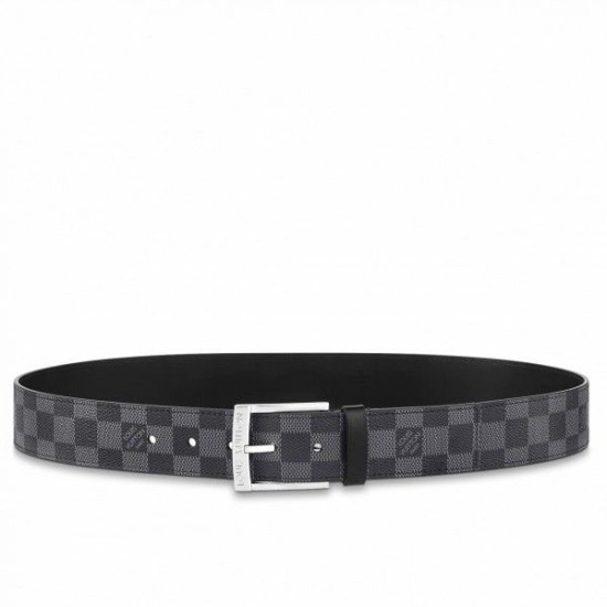 Dupe Cintura Downtown 40mm Damier Graphite M0374V imitazioni perfette Replica Cintura Downtown 40mm Damier Graphite M0374V Griffate