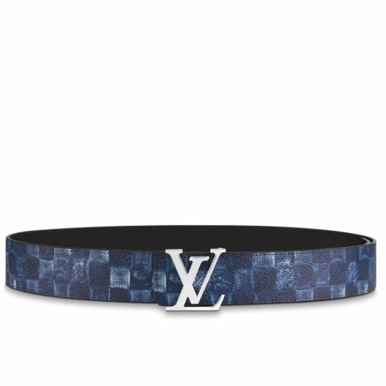 Dupe Alta gamma replica Louis Vuitton Initiales 40MM Cintura reversibile Damier Salt M0378Q imitazioni perfette Replica Alta gamma Louis Vuitton Initiales 40MM Cintura reversibile Damier Salt M0378Q Griffate