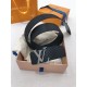 Replica Louis Vuitton Initiales 40MM Cintura reversibile Suede M6875P Griffate