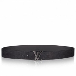 Replica Louis Vuitton Initiales 40MM Cintura reversibile Suede M6875P Griffate