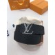 Replica Louis Vuitton Initiales 40MM Cintura reversibile Suede M6875P Griffate