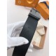 Replica Louis Vuitton Initiales 40MM Cintura reversibile Suede M6875P Griffate