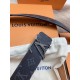 Dupe LV Initiales 40MM Cintura reversibile Monogram Eclipse M9043S imitazioni perfette Replica LV Initiales 40MM Cintura reversibile Monogram Eclipse M9043S Griffate