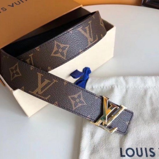Dupe replica LV Initiales 30MM Cintura reversibile Monogram M9453T imitazioni perfette Replica LV Initiales 30MM Cintura reversibile Monogram M9453T Griffate